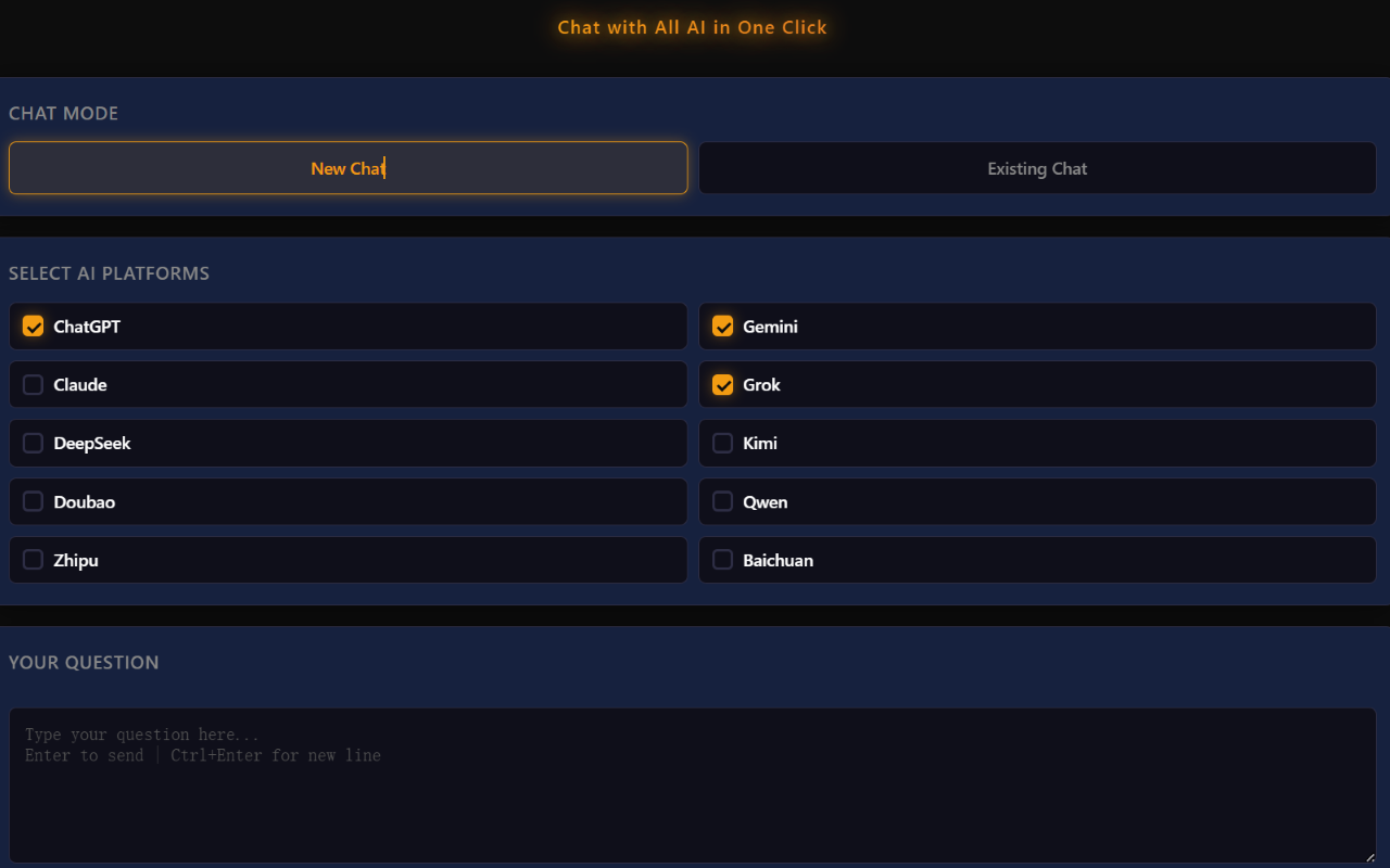 AskAllAI Chrome Plugin