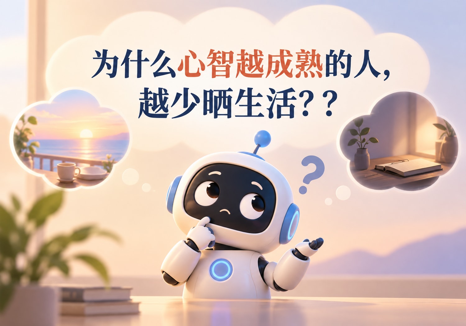 为什么心智越成熟的人，越少晒生活？？