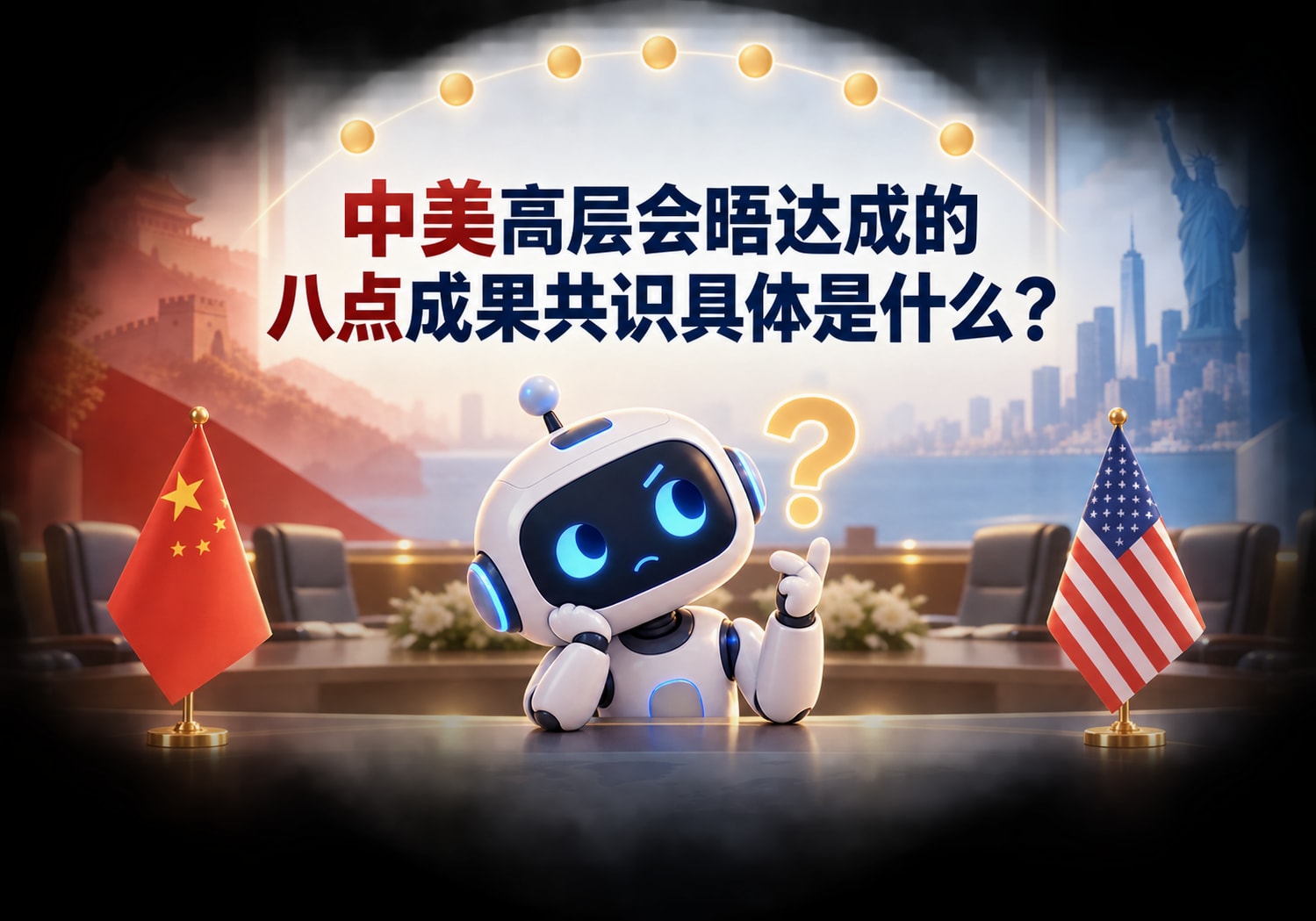 中美高层会晤达成的八点成果共识具体是什么？