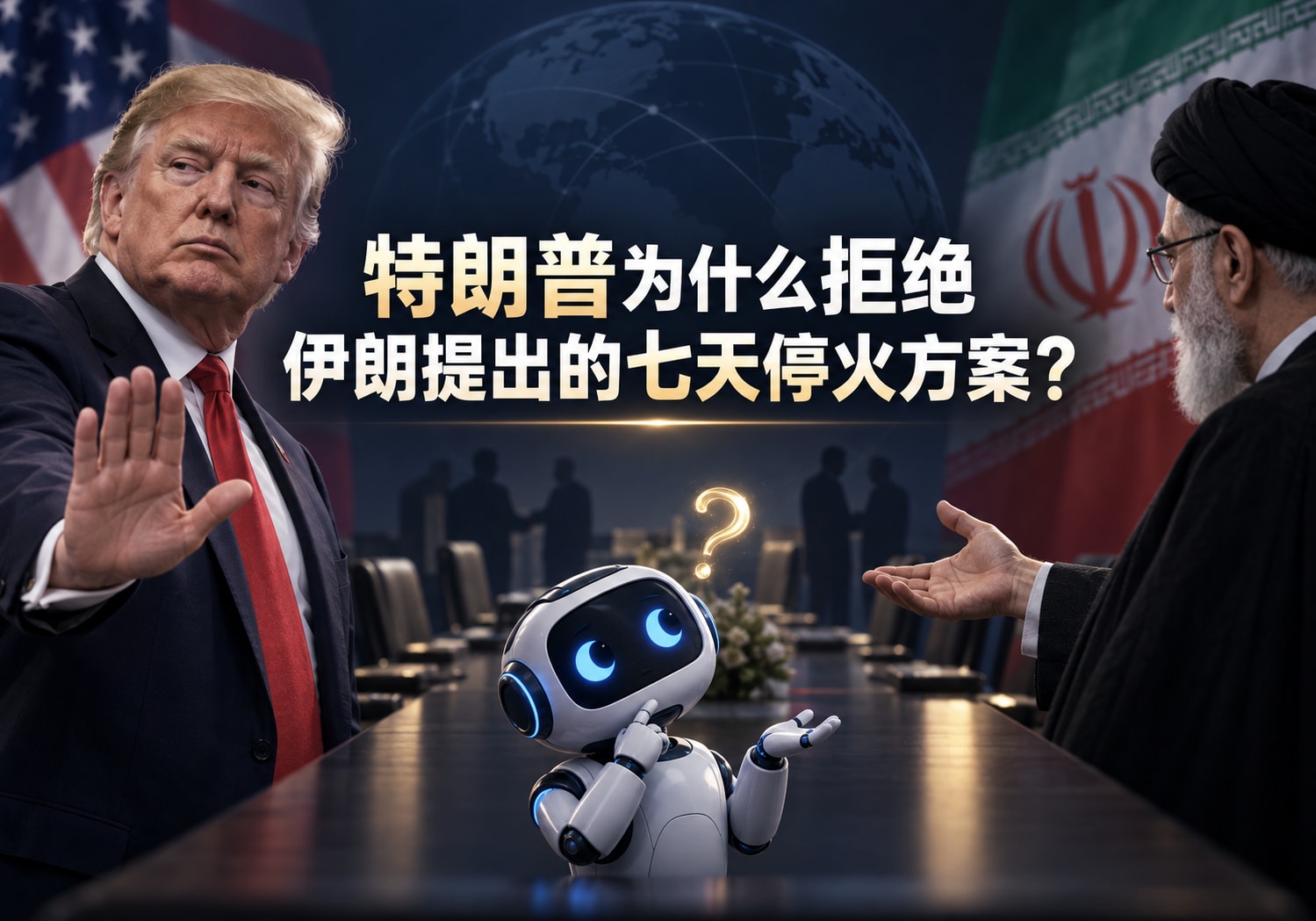 特朗普为什么拒绝伊朗提出的七天停火方案？