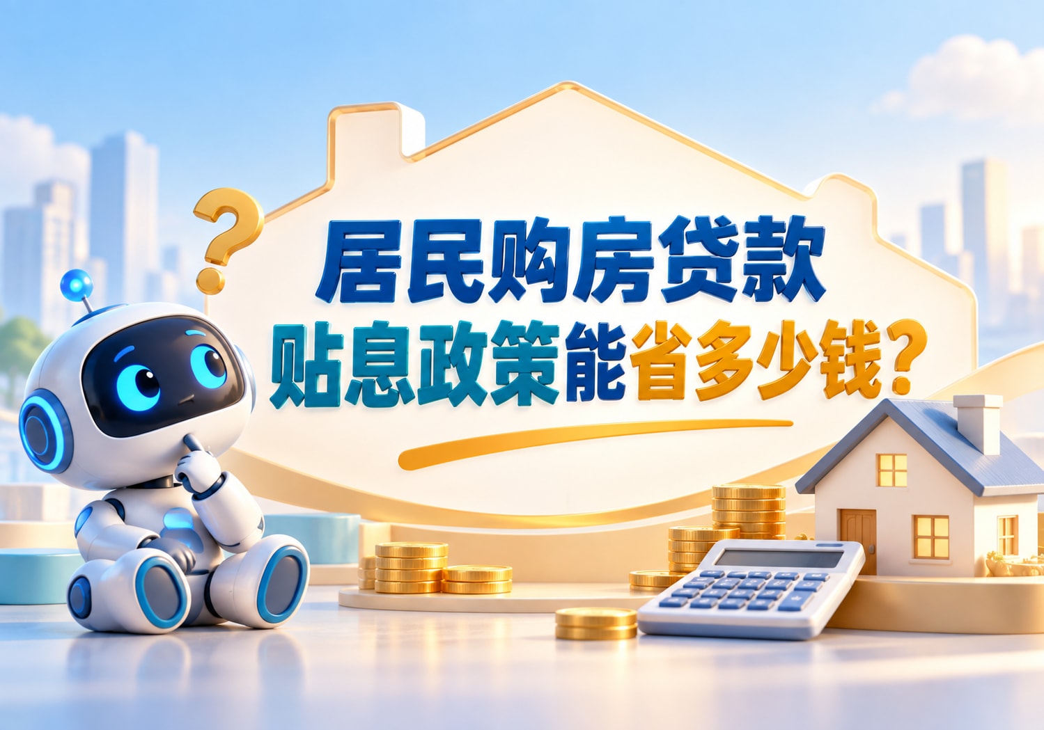 居民购房贷款贴息政策能省多少钱？