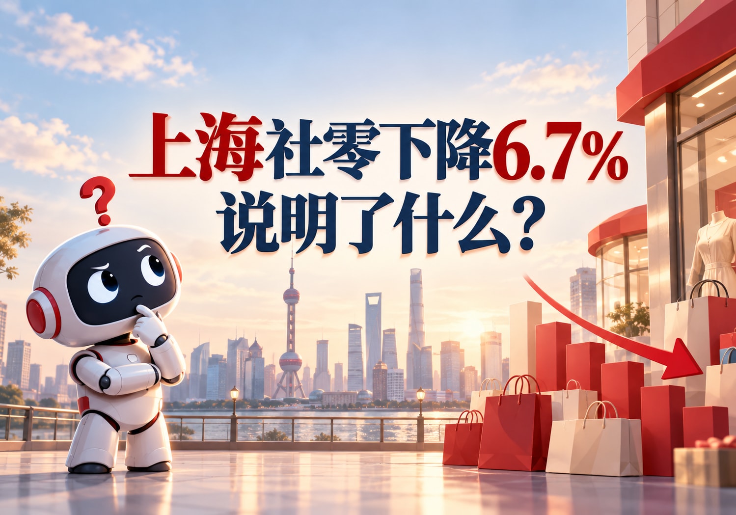 上海社零下降6.7%说明了什么？