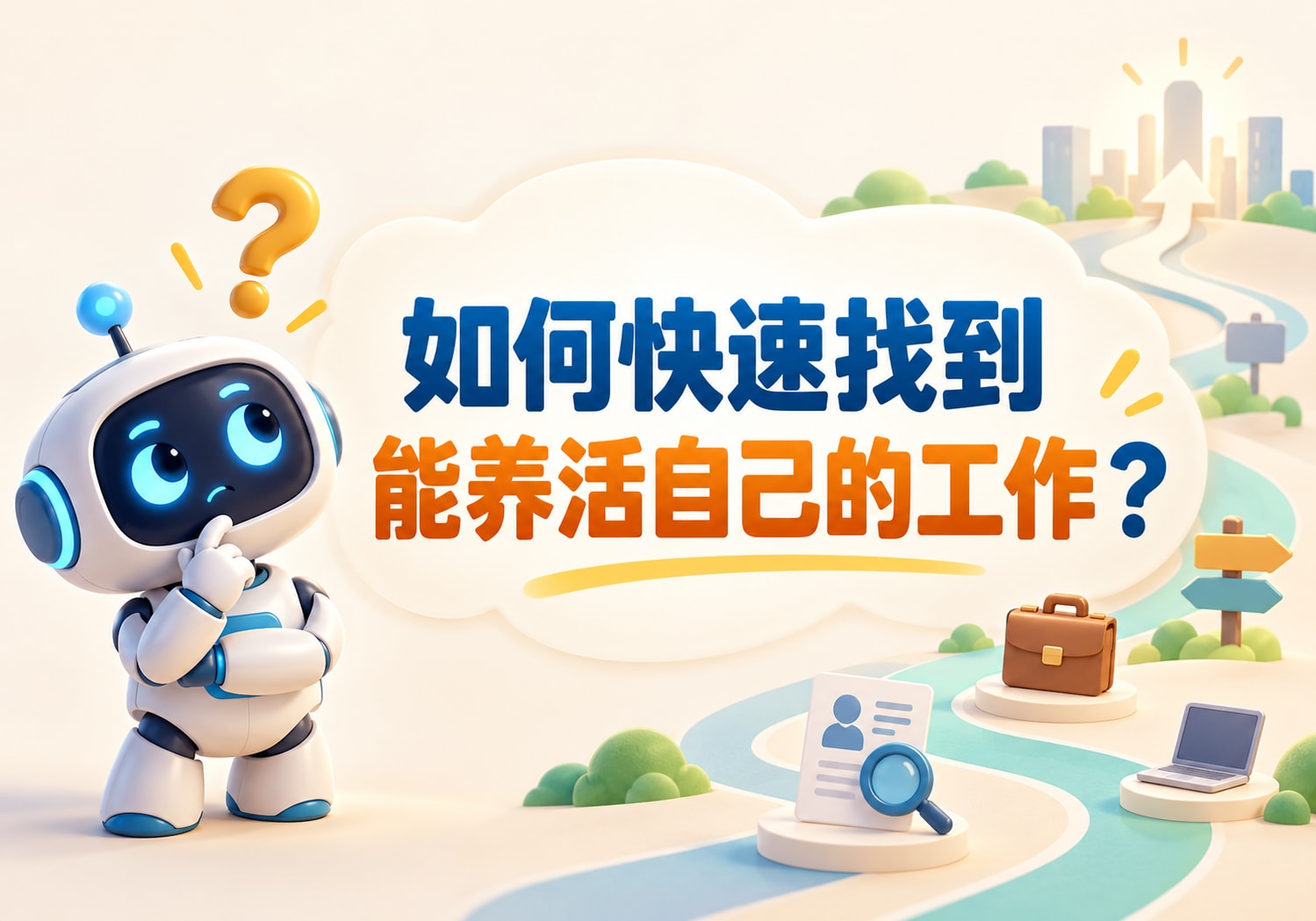 如何快速找到能养活自己的工作？