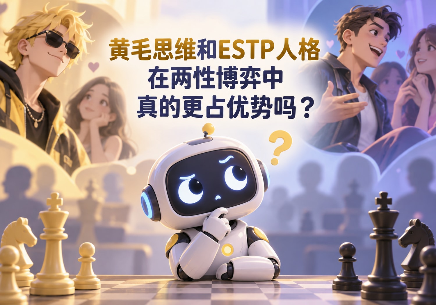 黄毛思维和ESTP人格在两性博弈中真的更占优势吗？