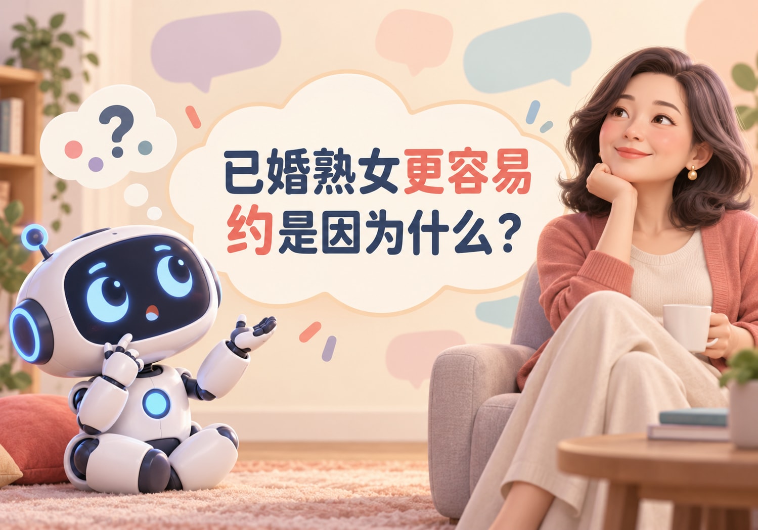 已婚熟女更容易约是因为什么？
