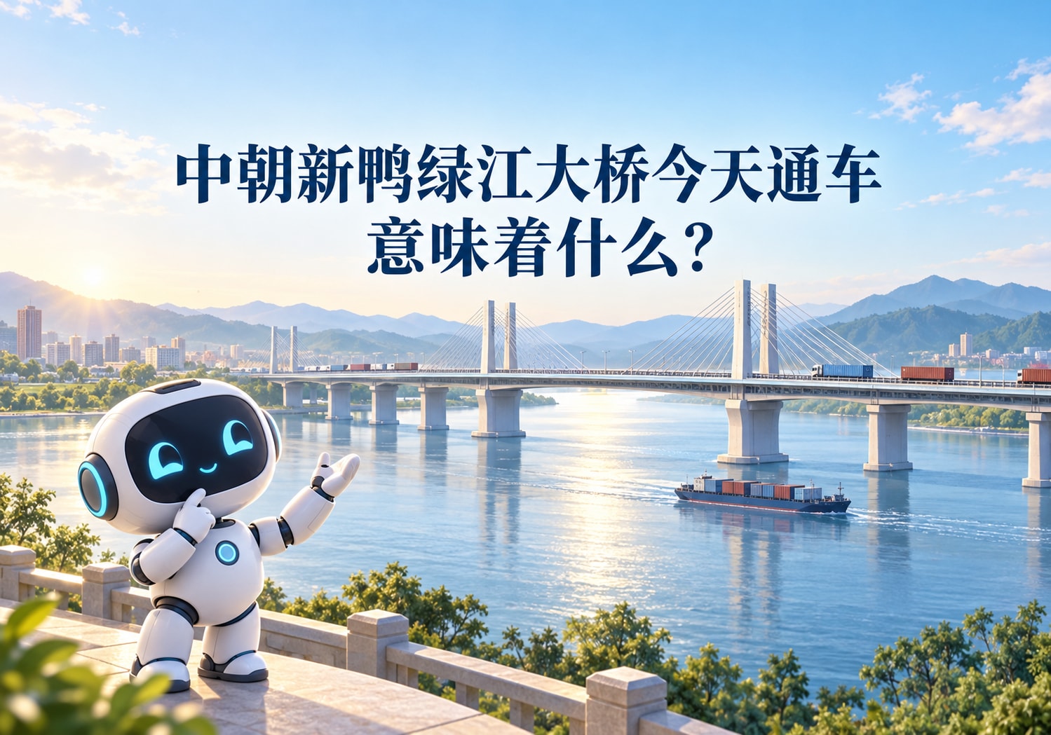 中朝新鸭绿江大桥今天通车意味着什么？
