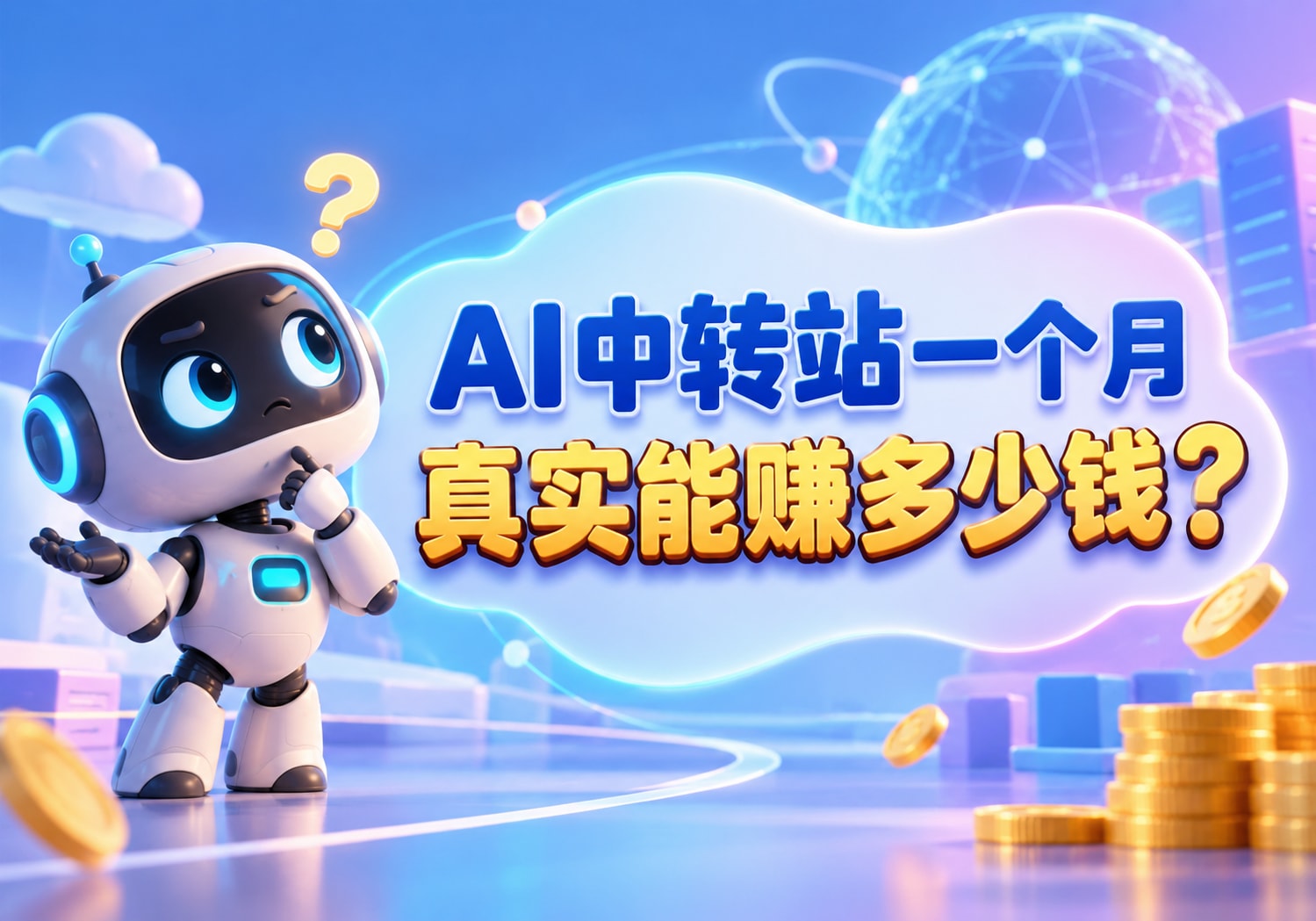 AI中转站一个月真实能赚多少钱?