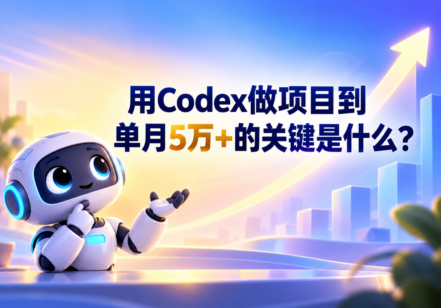 用Codex做项目到单月5万+的关键是什么？