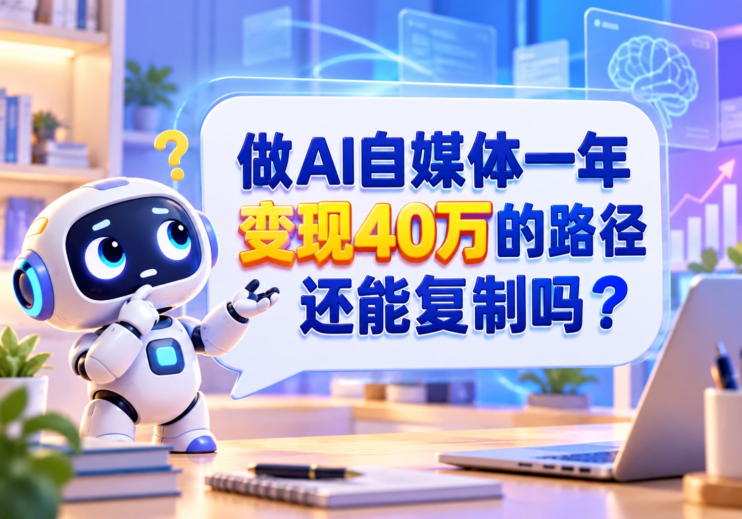 做AI自媒体一年变现40万的路径还能复制吗？