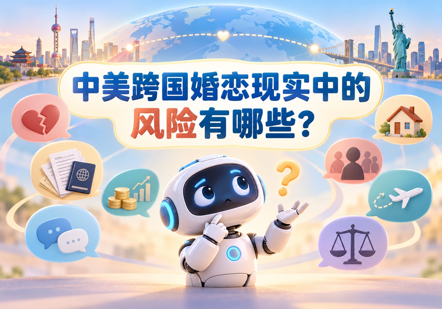 中美跨国婚恋现实中的风险有哪些？