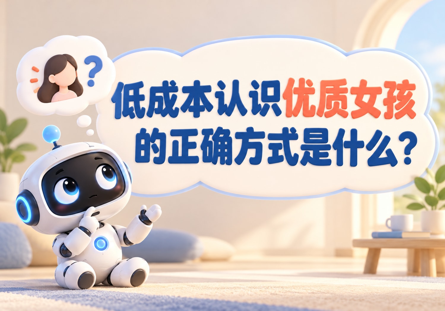 低成本认识优质女孩的正确方式是什么？