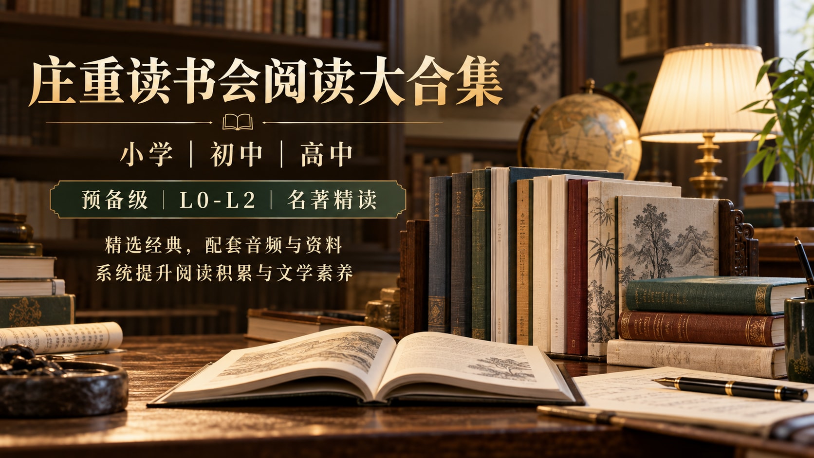 庄重读书会 阅读超全大合集（小学+初中+高中）