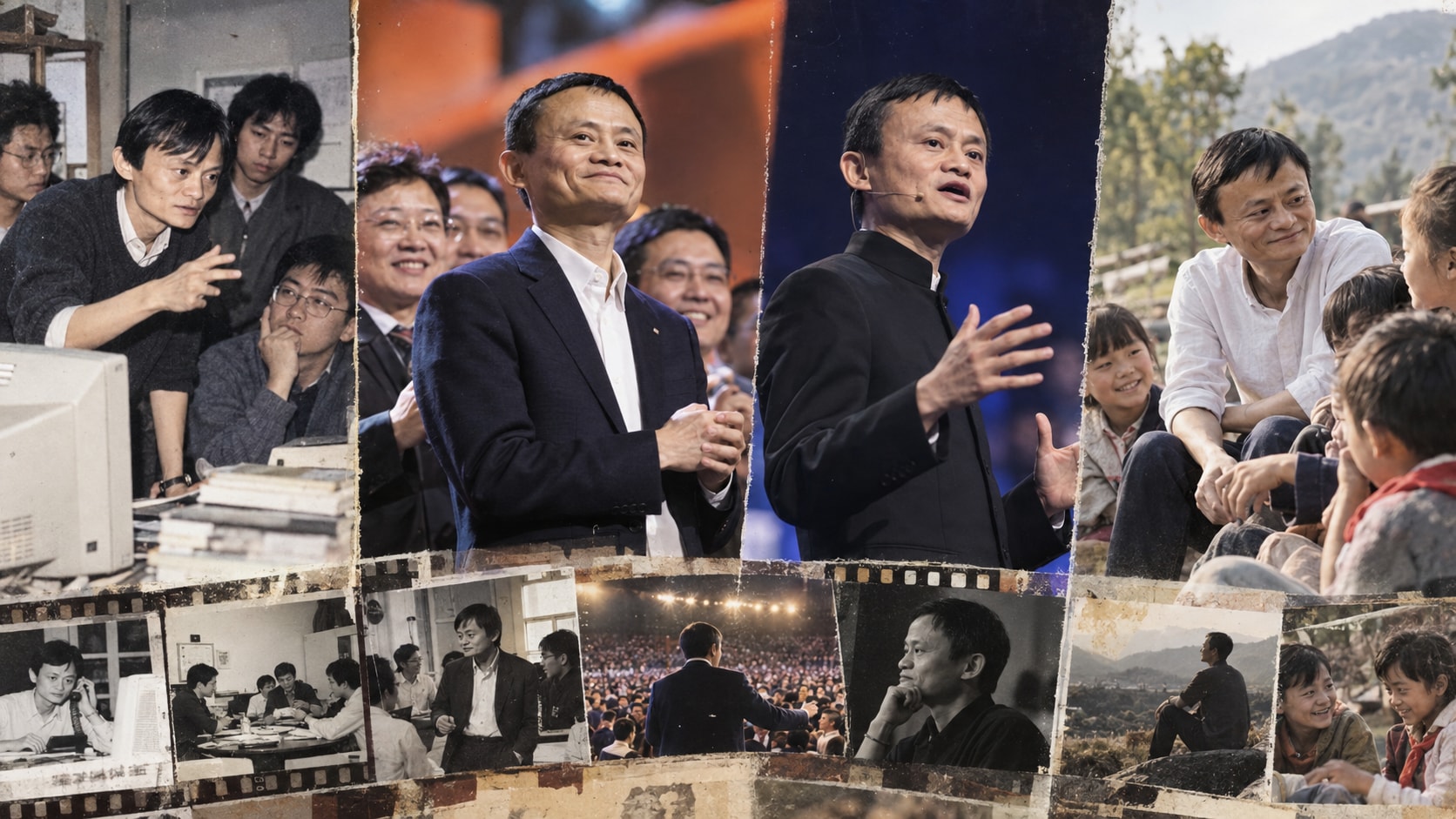 马云不同阶段最具代表性的珍贵影像视频