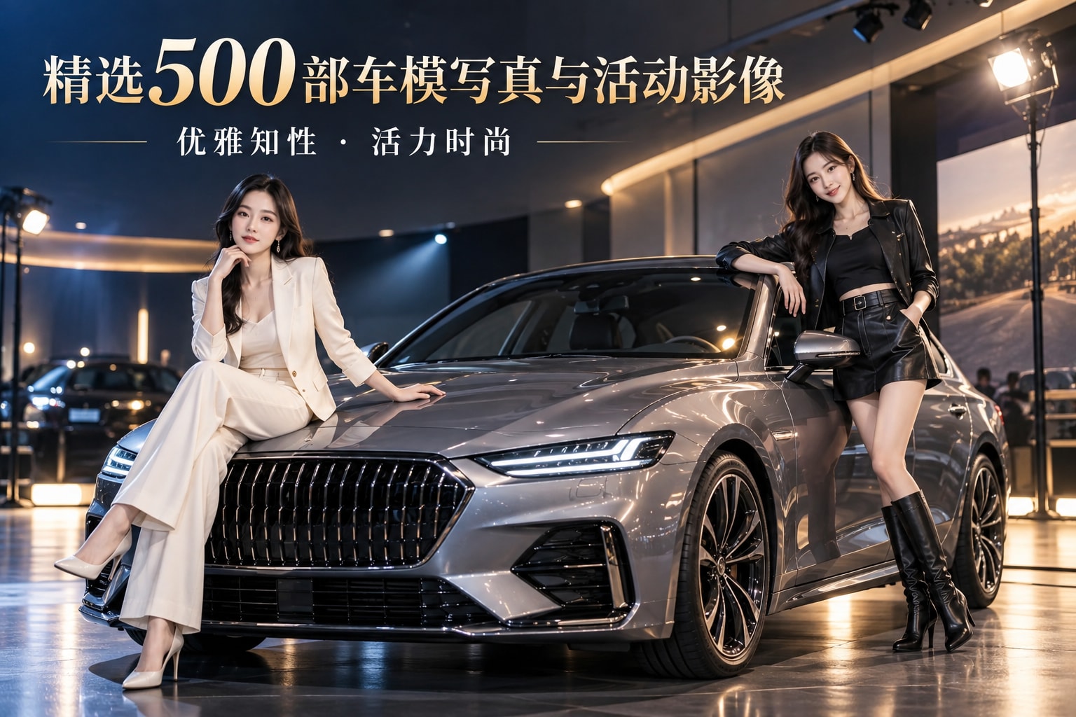 车模小姐姐500部