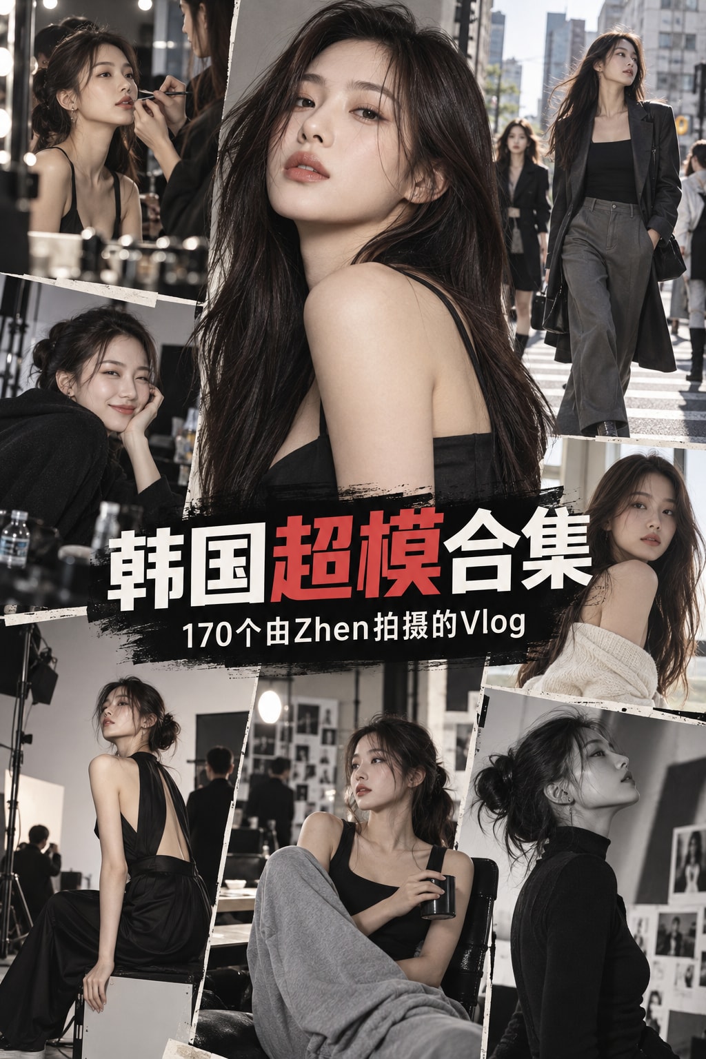 韩国超模合集170个写Zhen拍摄Vlog