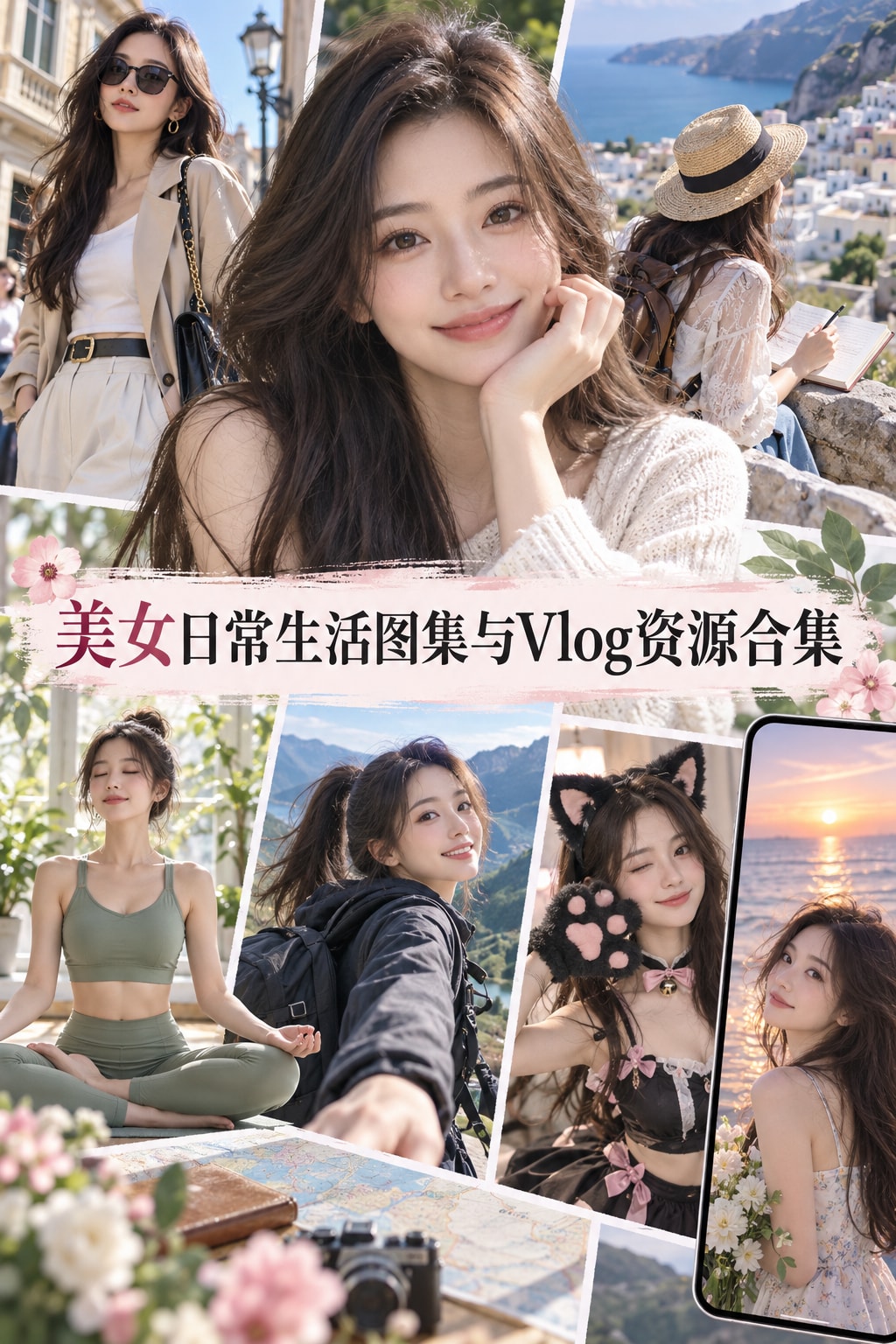 美女日常生活套图和Vlog资源合集