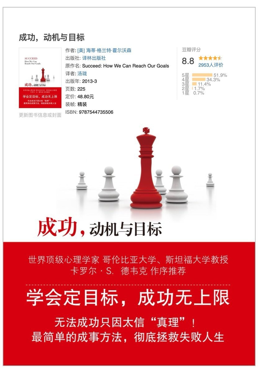 《成功，动机与目标》