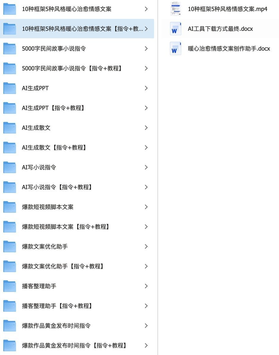 最新40组Ai高质量指令合集+教程