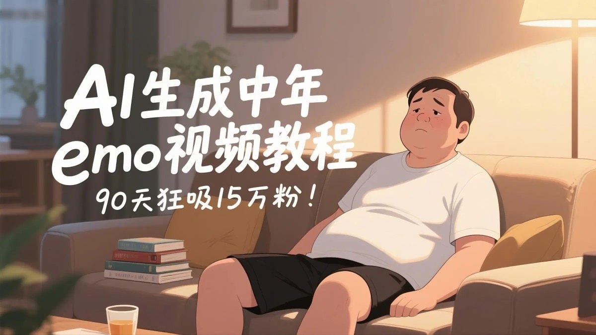 AI短视频情绪价值+共鸣文案，月涨粉几万的爆款密码